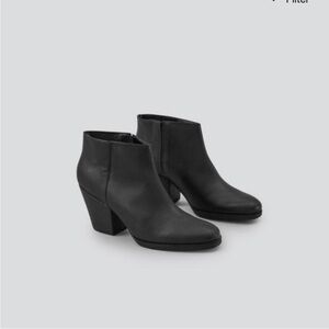 Rachel Comey Mars Women’s Black Leather Ankle Boots - size 38, 7.5